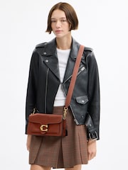 COACH Brown Tabby 26 Shoulder Bag In Soft Grain Leather - Image 2 of 11