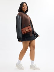 COACH Brown Tabby 26 Shoulder Bag In Soft Grain Leather - Image 3 of 11