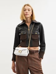 COACH Chalk Quilted Leather Tabby 19 Chain Cross-Body Bag - Image 3 of 9