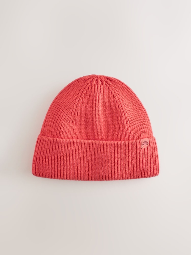 Orange Knitted Beanie Hat (1-16yrs) - Image 1 of 3