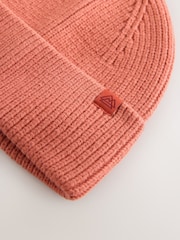 Pumpkin Orange Knitted Beanie Hat (1-16yrs) - Image 6 of 6