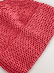 Red Knitted Beanie Hat (1-16yrs) - Image 4 of 5