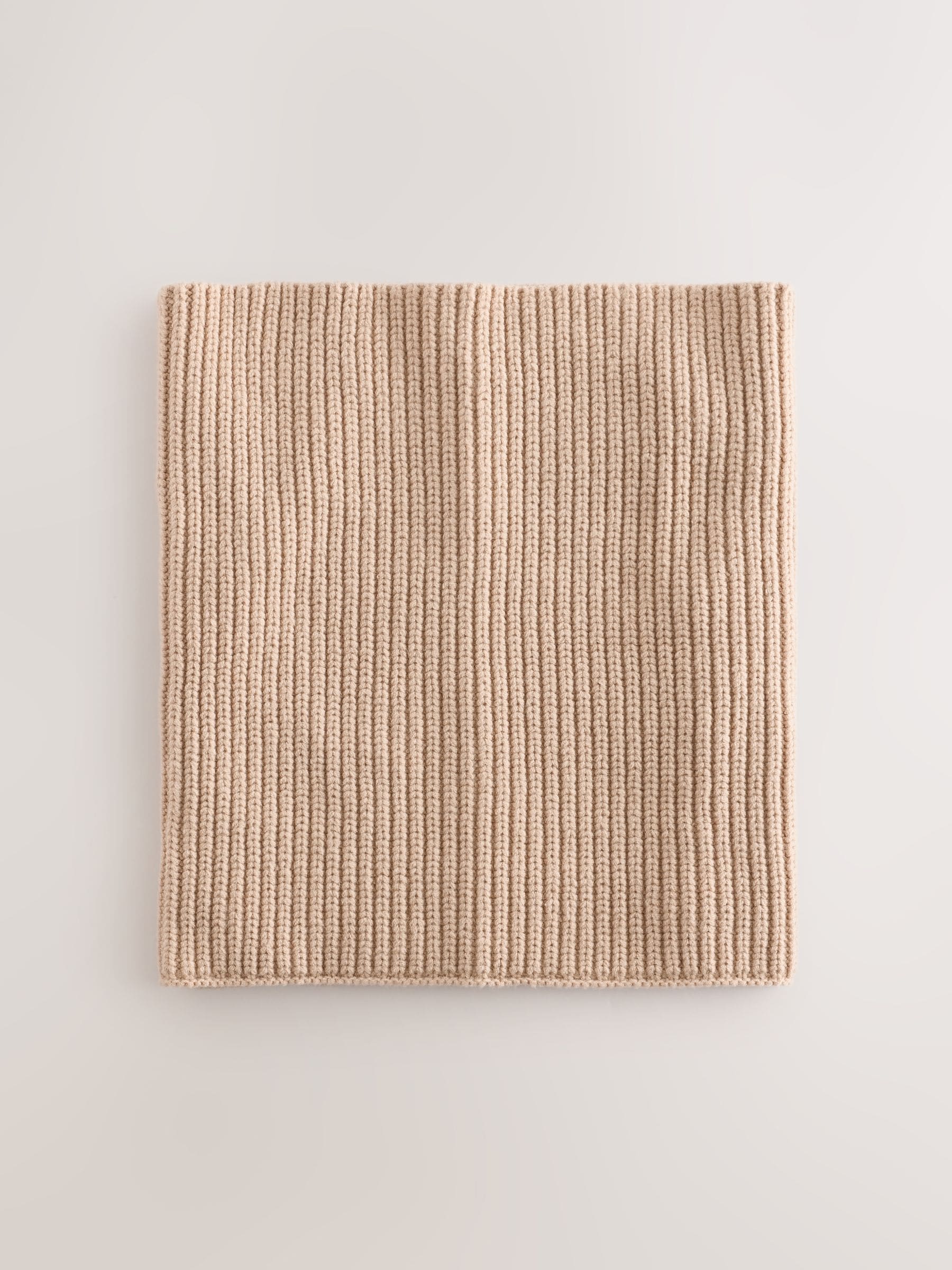 Buy Stone Ribbed Knitted Snood (1-16yrs) from Next USA
