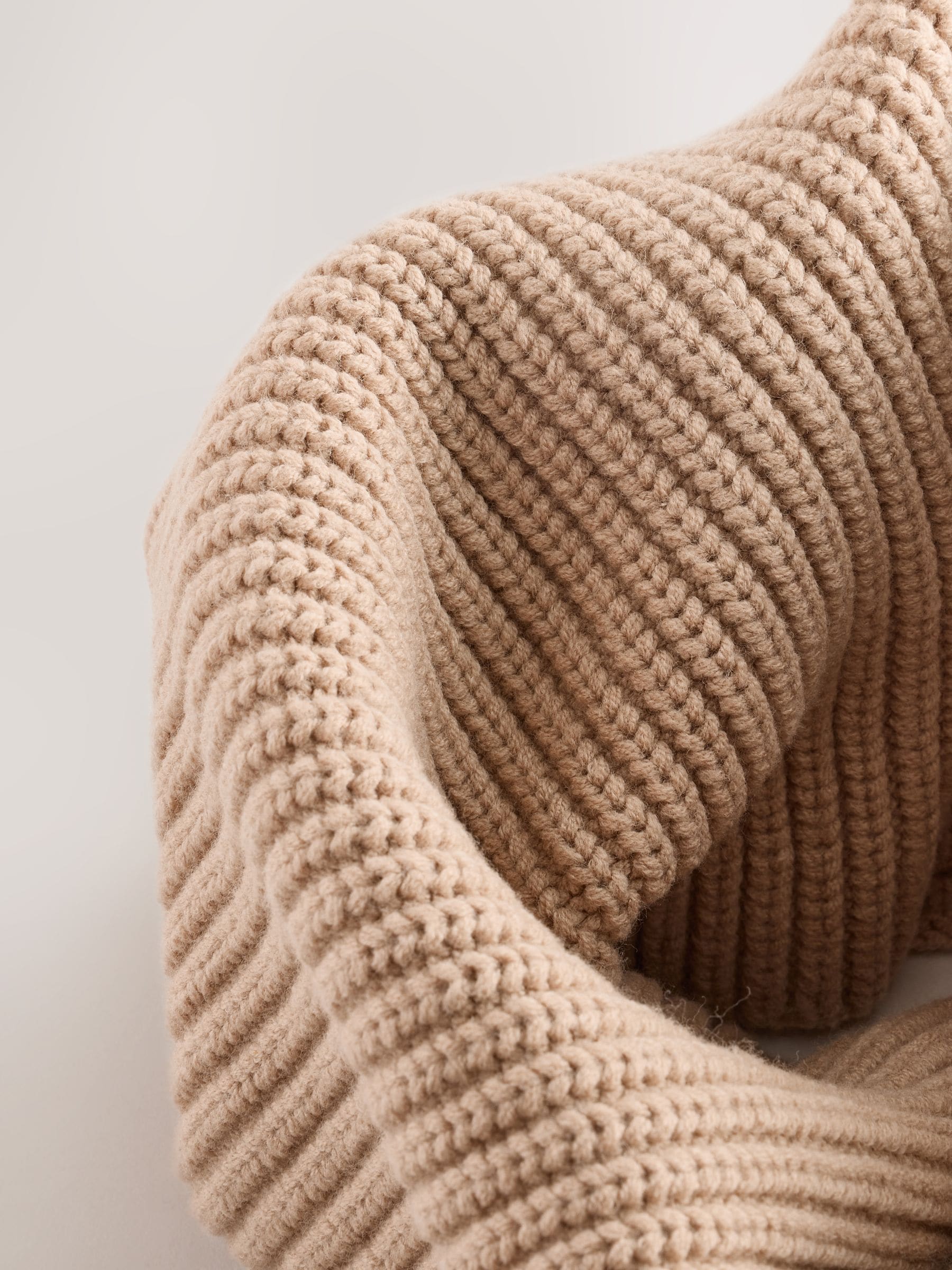 Buy Stone Ribbed Knitted Snood (1-16yrs) from Next USA