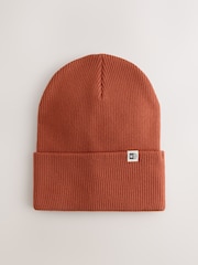 Rūdžių ruda - Kepurė su beanie logotipu (1-16yrs) - 3 paveikslėlis iš 5
