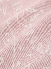 Pink Bandana Print Double Pocket Barrel Denim Jort Shorts - Image 8 of 8