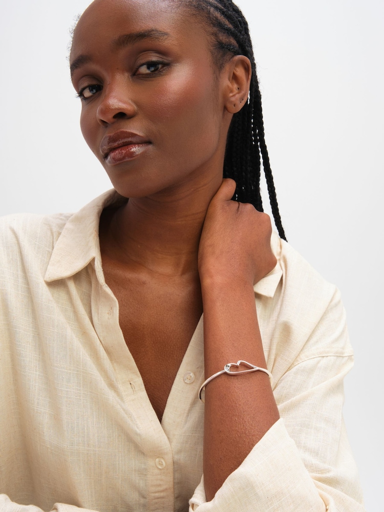 Inicio Tone Polished Heart Bangle - Estuche de regalo - Imagen 2 de 3