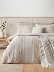 Σετ παπλωματοθήκης με Ριγέ και ζώνη Catherine Lansfield, διπλής όψης - Εικόνα 1 από 5