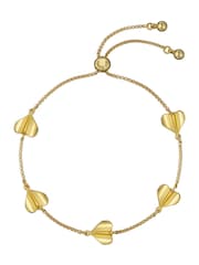 ゴールド - Ted Baker Tone HEDRA Flutter Heart Adjustable Bracelet - 画像 1 / 4