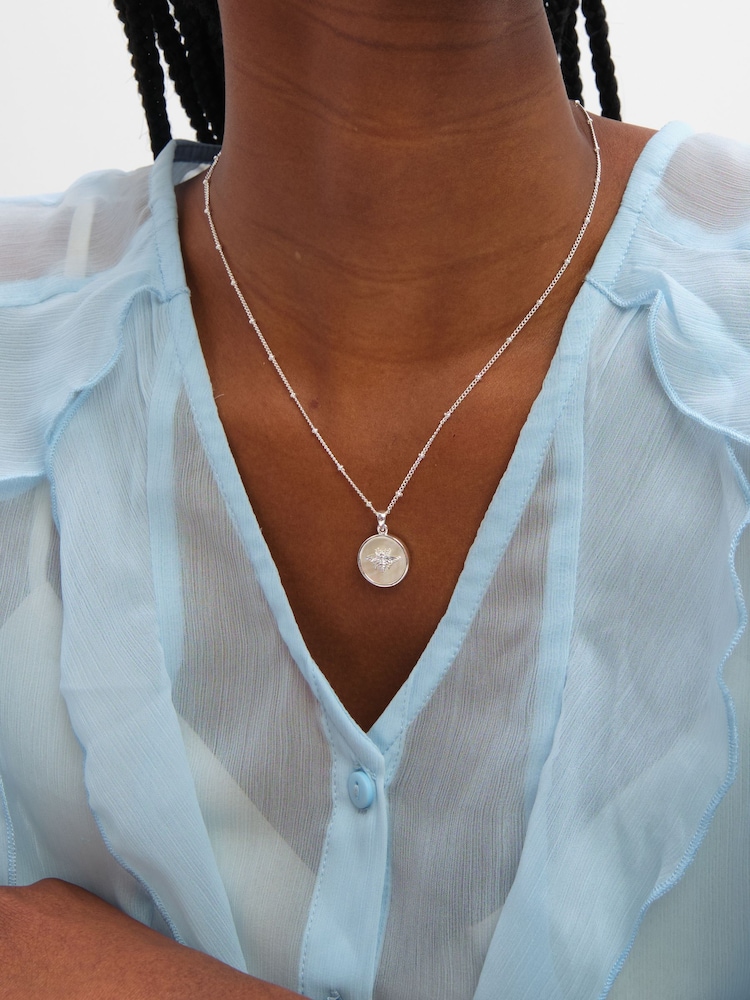 Inicio Mother Of Pearl Bumblebee Pendant - Estuche de regalo - Imagen 2 de 3