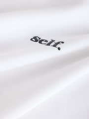self. White Oversized Short Sleeve T-Shirt - Image 3 of 3