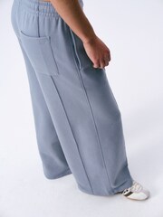 self. Blue Wide Leg Joggers - Image 2 of 8
