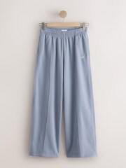 self. Blue Wide Leg Joggers - Image 6 of 8