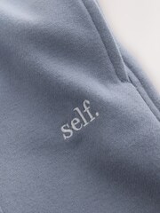 self. Blue Wide Leg Joggers - Image 7 of 8