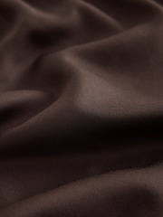 self. Chocolate Brown Side Stripe Shorts - Image 9 of 9