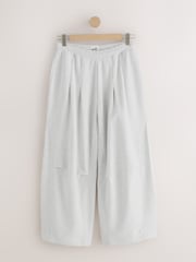 self. Grey Balloon Leg Joggers - Image 3 of 5