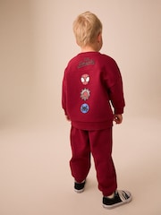 紅色 - Spidey Crew Neck Sweat and Jogger Set (9mths-8yrs) - 圖片 3/4