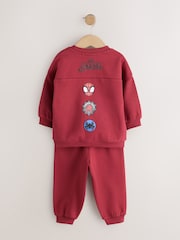 Red Spidey Crew Neck Sweat and Jogger Set (9mths-8yrs) - Image 7 of 9