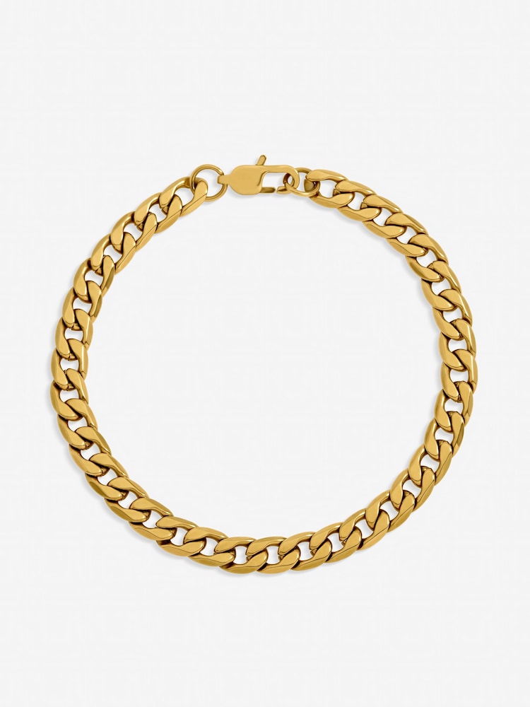 Inicio Gold Tone Waterproof Curb Chain Bracelet - Image 1 of 4
