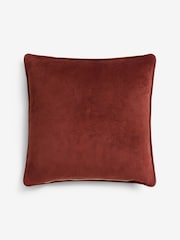 Orange 35x35 Embellished Leopard Cushion - Image 4 of 4