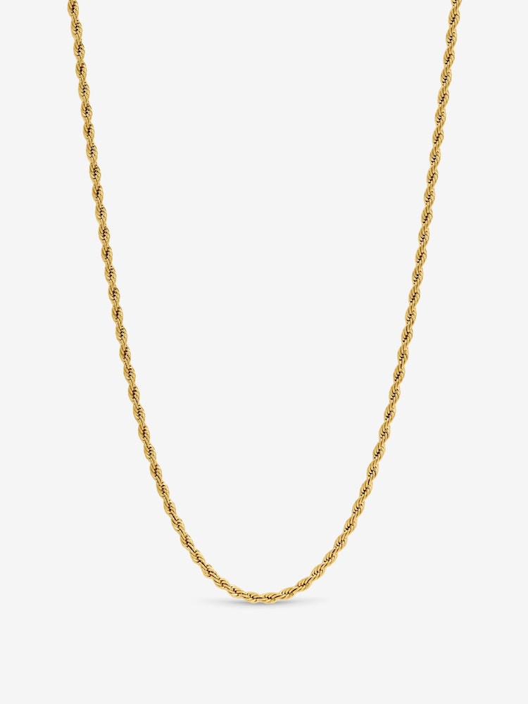 Inicio Gold Waterproof Twist Rope Necklace Gift Pouch - Image 1 of 1 Inicio Gold Waterproof Twist Rope Necklace Gift Pouch - Image 1 of 1
