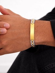 Inicio Silver Tone Waterproof Linked Bracelet - Image 2 of 3