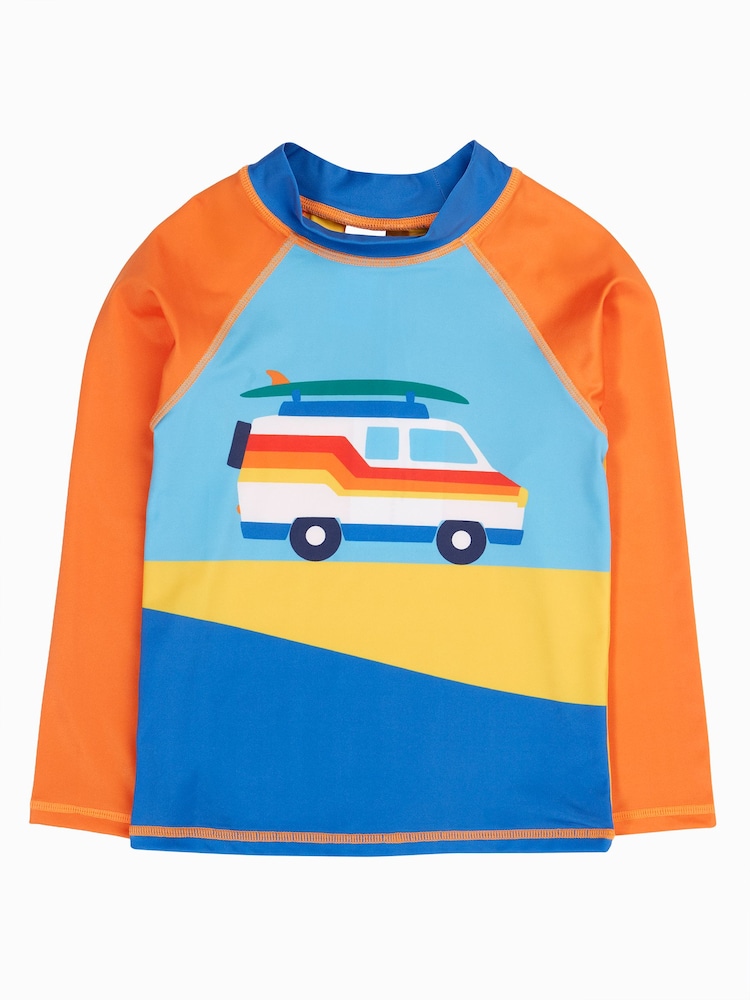 Frugi Sunsafe Rash Blue Vest - Image 1 of 4