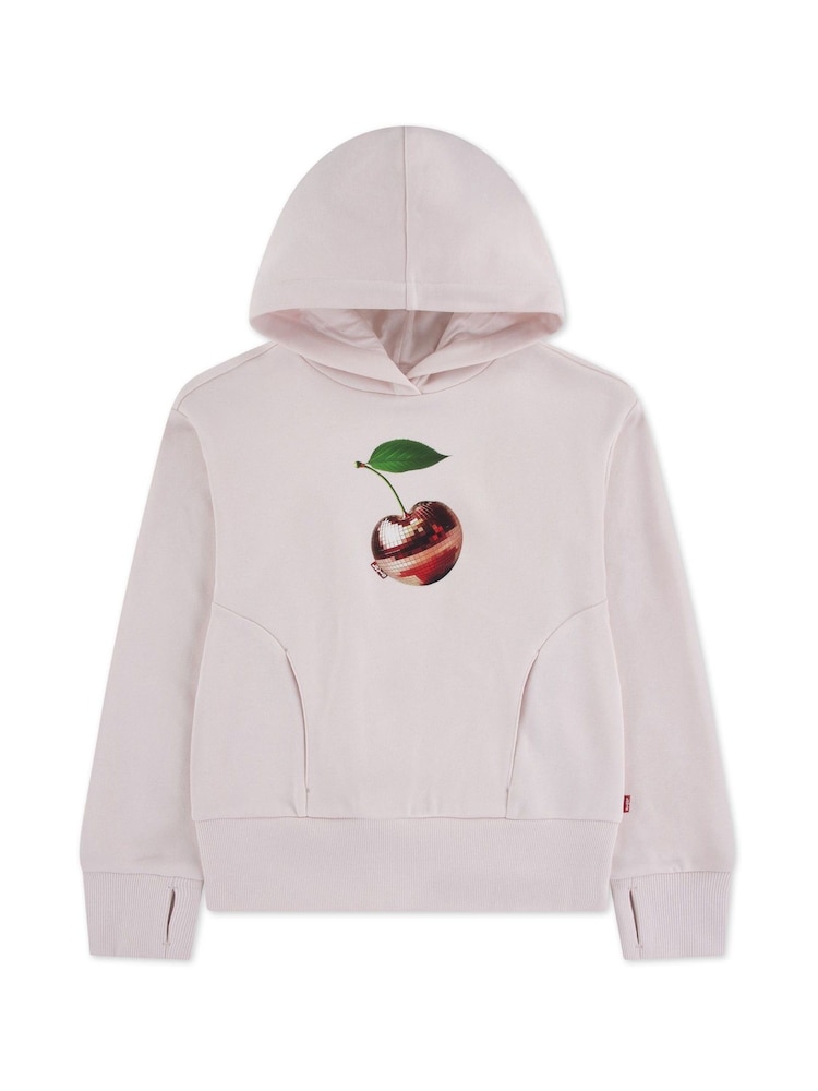 Levi's Pink Disco Cherry Pullover Hoodie - Image 1 of 3