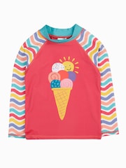 Frugi Sunsafe Rash Pink Vest - Image 1 of 4