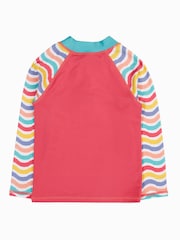 Frugi Sunsafe Rash Pink Vest - Image 2 of 4