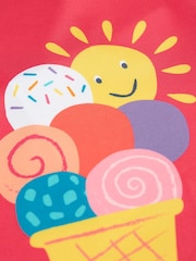 Frugi Sunsafe Rash Pink Vest - Image 4 of 4