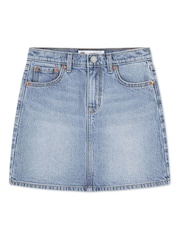 Levi's® Blue Icon Denim Mini Skirt - Image 1 of 5
