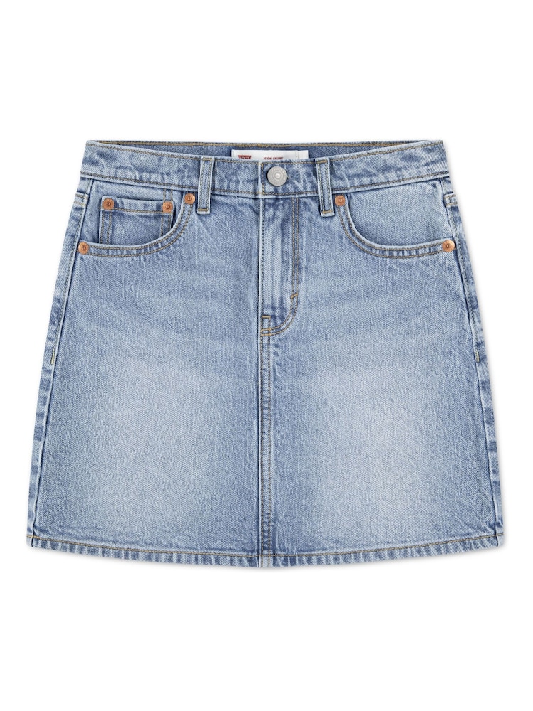 Levi's® Blue Icon Denim Mini Skirt - Image 1 of 5