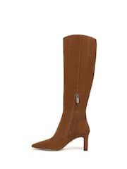 Sam Edelman Brown Sylvia Tan Suede Wide Fit Knee High Boots - Image 2 of 7