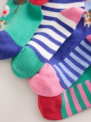 متعدد الألوان - Cotton Rich House Ankle Socks 4 Pack - Image 2 of 3