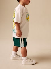 Green Side Stripe Jersey Shorts (3mths-7yrs) - Image 1 of 6