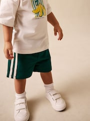Green Side Stripe Jersey Shorts (3mths-7yrs) - Image 3 of 6