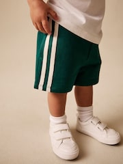 Green Side Stripe Jersey Shorts (3mths-7yrs) - Image 4 of 6
