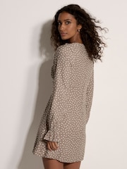 Natur - Apricot Polka Dot Milkmaid Mini Dress - Bild 4 von 5