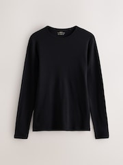 Black Long Sleeve Thermal Tops 2 Pack - Image 7 of 9