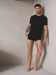 Black Short Sleeve Thermal Tops 2 Pack - Image 3 of 9