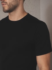 Black Short Sleeve Thermal Tops 2 Pack - Image 5 of 9