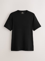 Black Short Sleeve Thermal Tops 2 Pack - Image 6 of 9