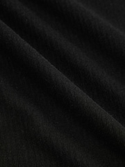 Black Short Sleeve Thermal Tops 2 Pack - Image 9 of 9