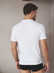 White Short Sleeve Thermal Tops 2 Pack - Image 3 of 7