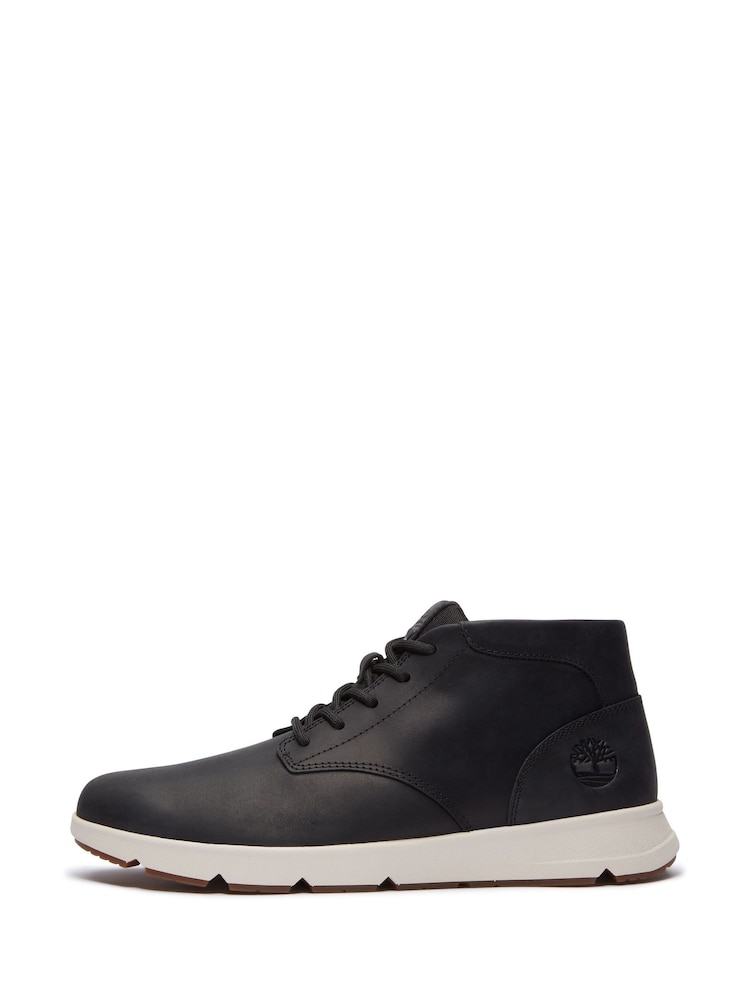 Timberland Black Parker Street Mid Boots - Image 2 of 8 Timberland Black Parker Street Mid Boots - Image 2 of 8