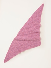 FatFace Pink Ribbed Triangle Scarf - Image 2 of 3