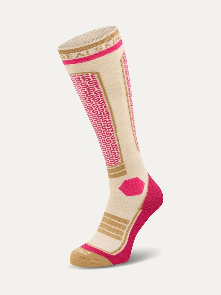 Sealskinz Northwold Solo Knee Length Thermal Ski Brown Socks - Image 1 of 2