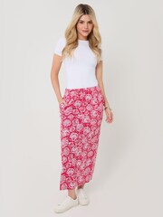 Rojo - Threadbare Jersey Maxi Skirt with Pockets - Imagen 1 de 4