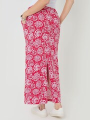 Rojo - Threadbare Jersey Maxi Skirt with Pockets - Imagen 3 de 4
